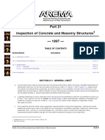 Inspection of Concrete and Masonry Structures - 1997 - : Section/Article Description