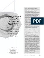 KURY L. Homens de Ciência No Brasil Impérios Coloniais e Circulação de Informações