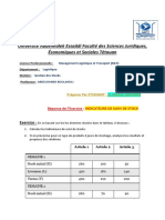 Exercice Indicateurs de Suivi de Stock EL MANJLI MOUNIM