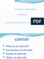Contrastive Grammar: Adverbs