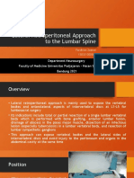 ISMT12 - Day 192 - Fardhian - Lateral Retroperitoneal Approach To The Lumbar Spine