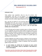 Lo Que Espera Dios de Su Iglesia Hoy 21.03.2021