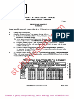 Technical Drawing NECO Past Questions Paper 3 4