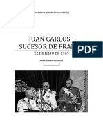 Juan Carlos i Sucesor de Franco