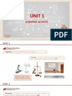 Unit 1: Scientific Activity