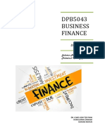 DPB5043 Business Finance: Disember 2019