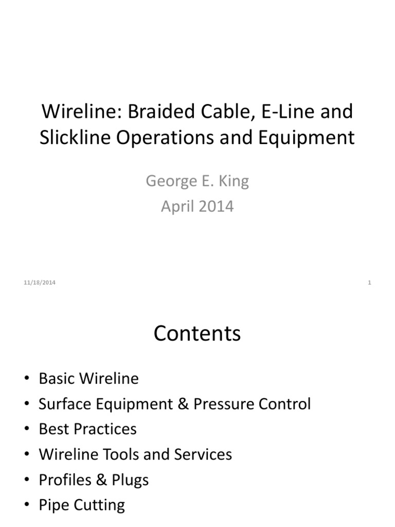 Wireline Information and Background | PDF | Manufactured Goods ...