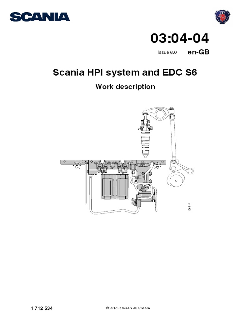 Scania HPI System EDC PDF Fuel Injection Valve