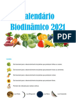 Calendario Biodinamico 2021