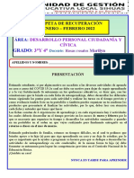 DPCC 3° y 4°CARPETA DE RECUPERACION