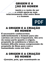 A origem e criação do homem segundo a Bíblia