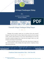 Pancasila Sebagai Pandangan Hidup: Oleh: Rosa Febriza One Swisma (518020058) Nurhalima (518020049)