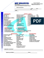 Orden de Examenes Labo