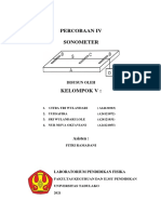 Laporan Lengkap Percobaan Sonometer (Kelompok V)