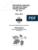 Western North Carolina Hard and Soft Mast Survey Report 30 Year FALL 2012