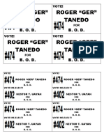 Roger "Ger" Tanedo Roger "Ger" Tanedo: B. O. D. B. O. D