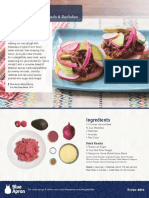 Beef Arepas With Pickled Onion, Avocado & Radishes (Inglés) (Artículo) Autor Blue Apron