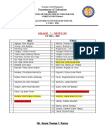 Department of Education: Grade 7 - Newton