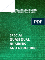 Special Quasi Dual Numbers and Groupoids