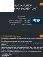 Persamaan Momentum