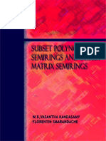 Subset Polynomial Semirings and Subset Matrix Semirings