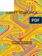 Subset Semirings