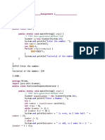 Java Assignment 1 Code Examples Factorial & Hailstone Sequence