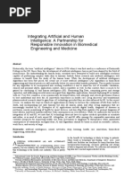 Integrating Artificial and Human Intelligence: A Partnership For Responsible Innovation in Biomedical Engineering and Medicine