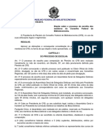 RESOLUÇÃO CFB N.o 156/2015
