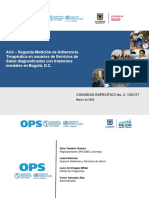 AC4 - Segunda Medición de Adherencia Terapéutica en Usuarios de Servicios de Salud Diagnosticados Con Trastornos Mentales en Bogotá, D.C