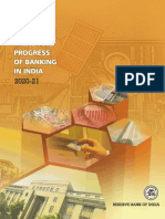 Report on Trend and Progress of Banking in India 2020-21