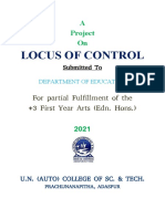 Locus of Control: A Project On