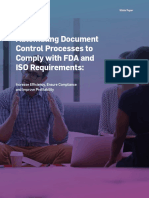 Automating Document Control Processes To Comply With FDA and ISO Requirements