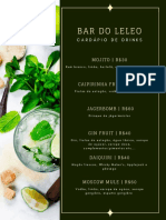 Bar do Leleo - Cardápio de Drinks com até R$60