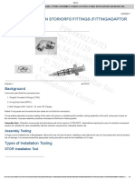 O-Rings Installed in Stor/Orfs Fittings (Fitting/Adaptor Assemblies)