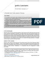 Pancreas Cystic Lesions: Houssam Osman,, Dhiresh Rohan Jeyarajah