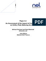 2004 06 an Assessment of the Impact of Contamination on Orifice Plate Metering Accuracy Pritchard Advantica