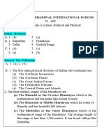 Notes - Ls.7 India Location, Political, and Physical Divisions