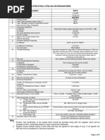 Technical Specifications of The 2 Core, 1.5 Sq. MM, Un-Armoured Cable: Sr. No Description Data