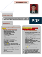 Job Profile: Career Objective