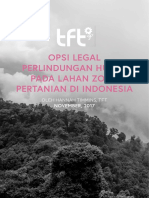 Opsi Legal Perlindungan Hutan in Indonesia Pada Lahan Zona