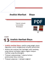 Ekonomi Teknik 12 - Analisis Manfaat Biaya