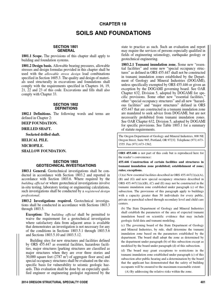 Chapter 18 - Soils and Foundations | PDF | Earthquakes | Geotechnical ...