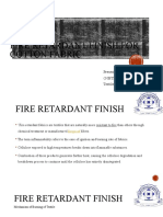 Fire Retardant Finish