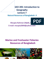 ENV 203/GEO 205: Introduction To Geography: Natural Resources of Bangladesh - 3
