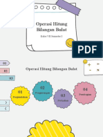 Operasi Hitung Bilangan Bulat