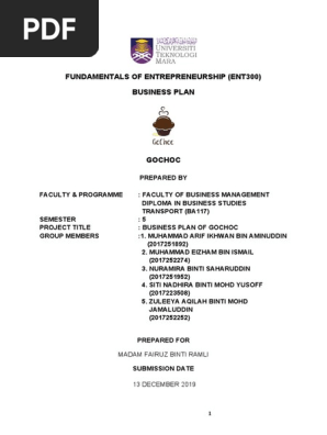 ENT530 FINAL BUSINESS PLAN