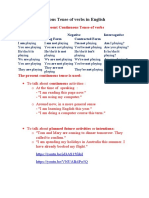 002 Present Continuous Tense of Verbs in English