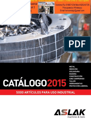 Catalogo 2015 Aslak IGR, PDF, Máquinas