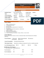 Training Course Information Form: Arab Academy For Science, Technology and Maritime Transport Port Training Institute